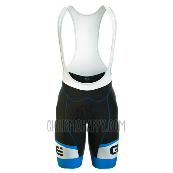 ALE Cycling Jersey Bib Short 2016 Men Short Sleeve Black and Blue