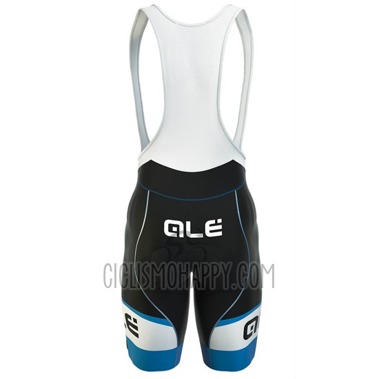 ALE Cycling Jersey Bib Short 2016 Men Short Sleeve Black and Blue