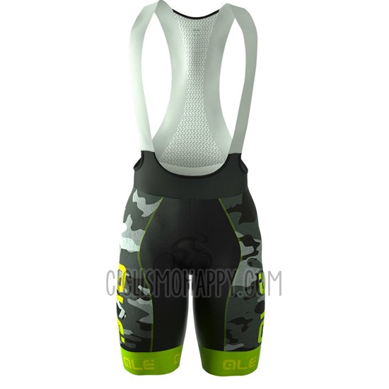 ALE Cycling Jersey Bib Short 2016 Men Short Sleeve Green and Gray