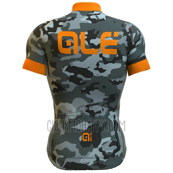 ALE Cycling Jersey Bib Short 2016 Men Short Sleeve Orange and Gray
