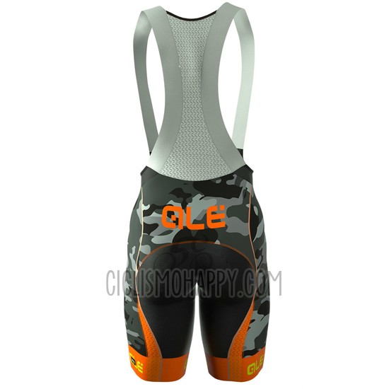 ALE Cycling Jersey Bib Short 2016 Men Short Sleeve Orange and Gray