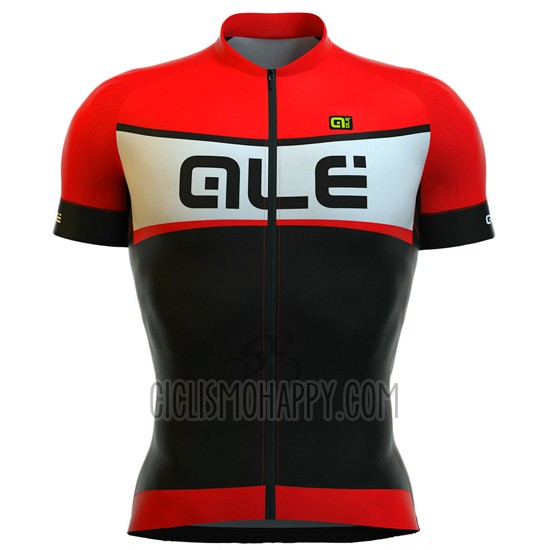 ALE Cycling Jersey Bib Short 2016 Men Short Sleeve Red White Black