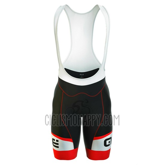 ALE Cycling Jersey Bib Short 2016 Men Short Sleeve Red White Black
