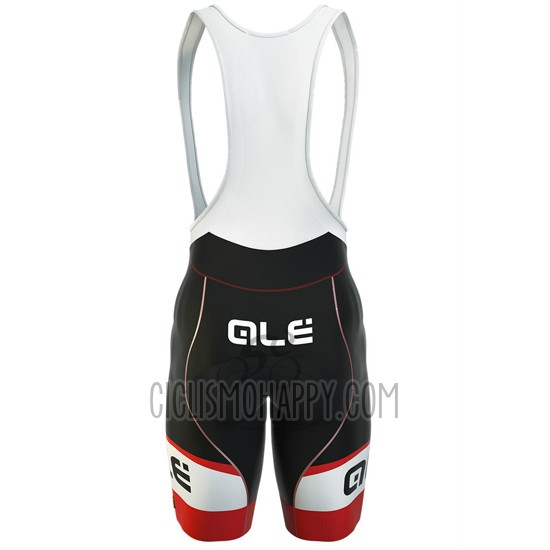 ALE Cycling Jersey Bib Short 2016 Men Short Sleeve Red White Black