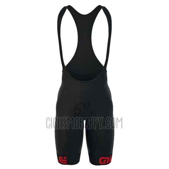ALE Cycling Jersey Bib Short 2016 Men Short Sleeve Red and Black