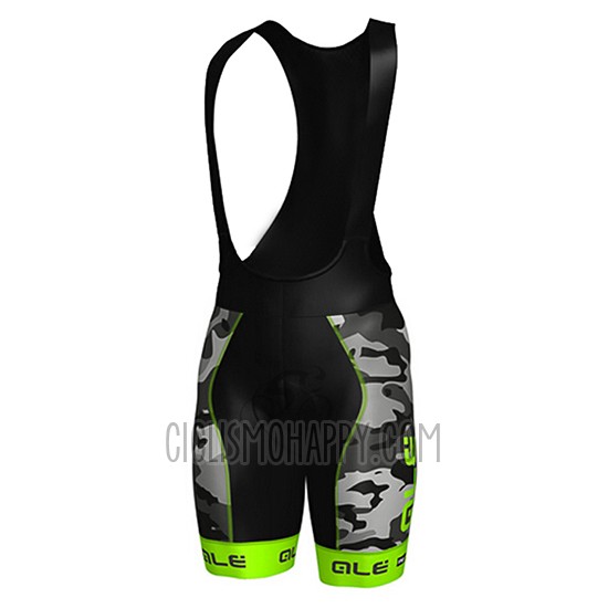 ALE Cycling Jersey Bib Short 2017 Men Short Sleeve Camouflage and Green