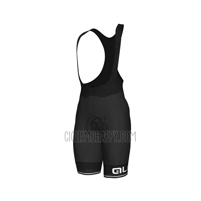 ALE Cycling Jersey Bib Short 2021 Men Short Sleeve Black