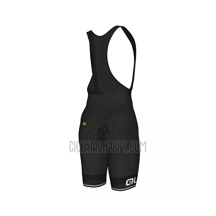ALE Cycling Jersey Bib Short 2021 Men Short Sleeve Black
