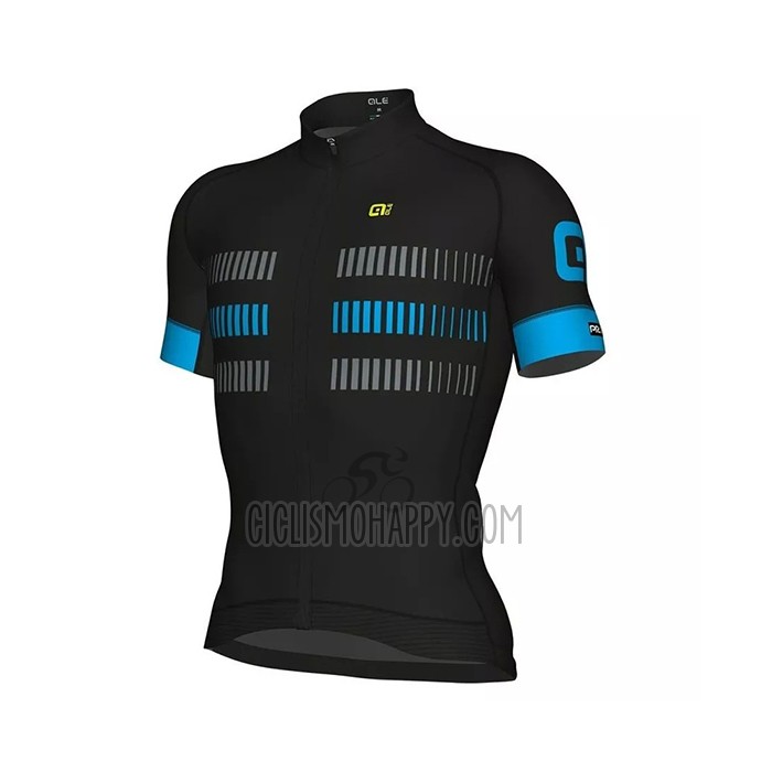ALE Cycling Jersey Bib Short 2021 Men Short Sleeve Blue Gray