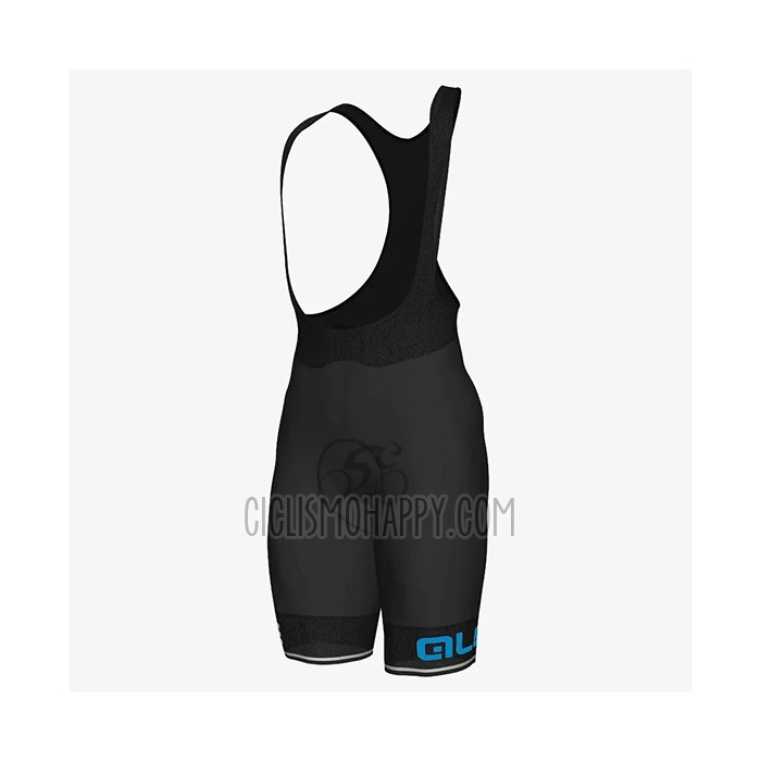 ALE Cycling Jersey Bib Short 2021 Men Short Sleeve Blue Yellow