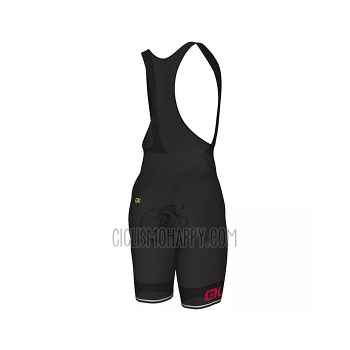 ALE Cycling Jersey Bib Short 2021 Men Short Sleeve Dark Red