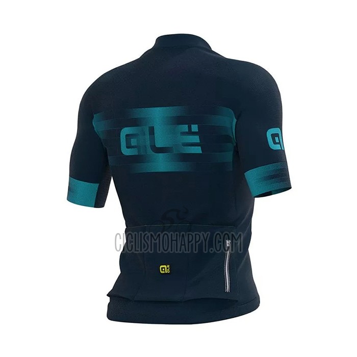 ALE Cycling Jersey Bib Short 2021 Men Short Sleeve Deep Blue