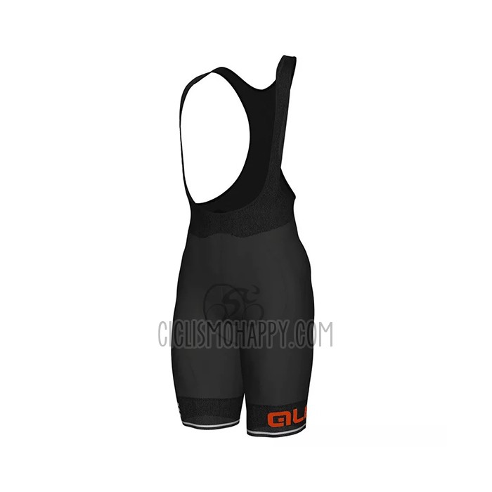ALE Cycling Jersey Bib Short 2021 Men Short Sleeve Light Blue Orange