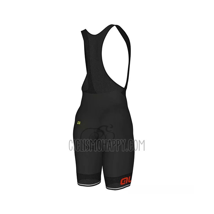 ALE Cycling Jersey Bib Short 2021 Men Short Sleeve Light Blue Orange