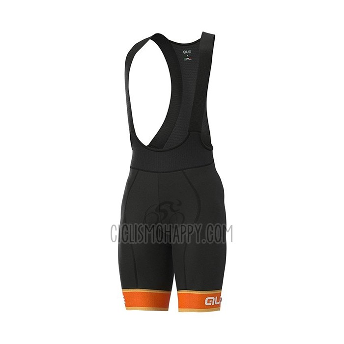 ALE Cycling Jersey Bib Short 2021 Men Short Sleeve Orange