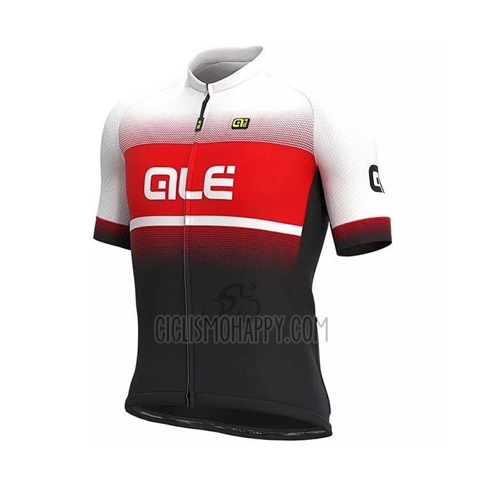 ALE Cycling Jersey Bib Short 2021 Men Short Sleeve Red