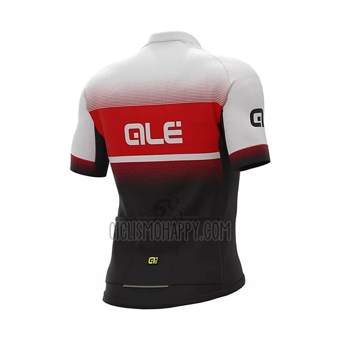 ALE Cycling Jersey Bib Short 2021 Men Short Sleeve Red