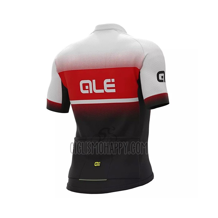 ALE Cycling Jersey Bib Short 2021 Men Short Sleeve Red Black