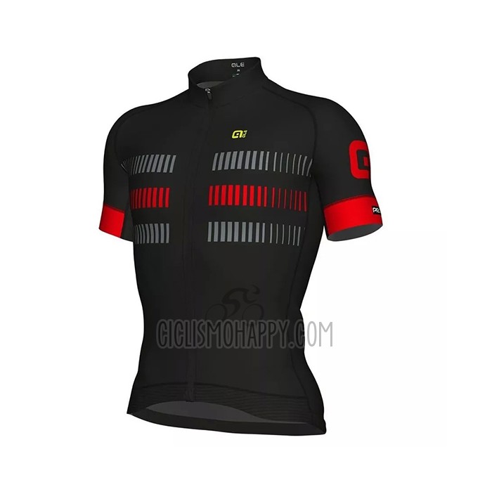 ALE Cycling Jersey Bib Short 2021 Men Short Sleeve Red Gray