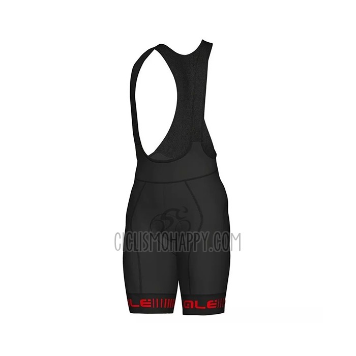 ALE Cycling Jersey Bib Short 2021 Men Short Sleeve Red Gray
