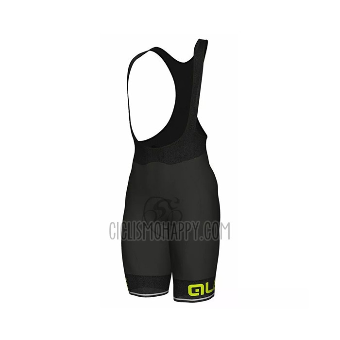 ALE Cycling Jersey Bib Short 2021 Men Short Sleeve Yellow