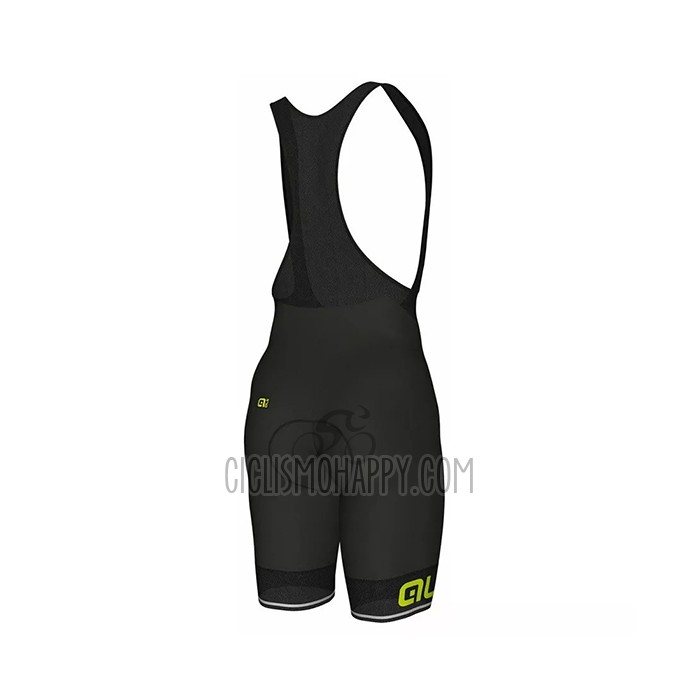 ALE Cycling Jersey Bib Short 2021 Men Short Sleeve Yellow