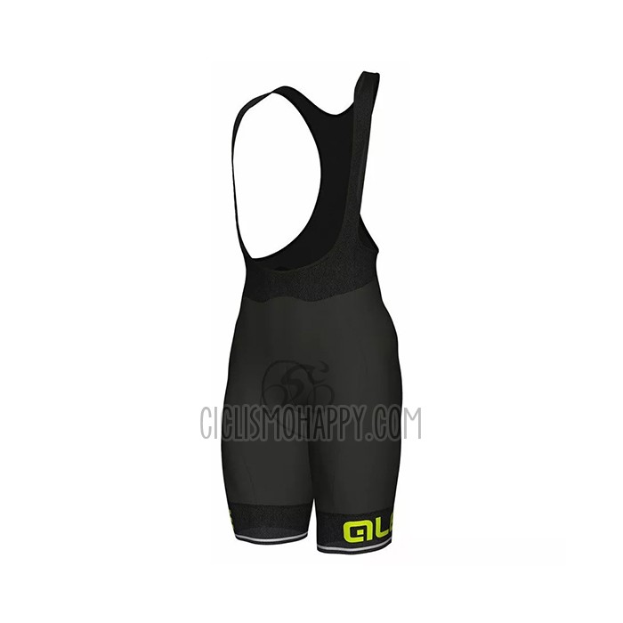 ALE Cycling Jersey Bib Short 2021 Men Short Sleeve Yellow Blue