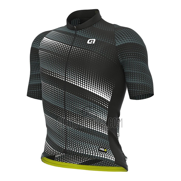 ALE Cycling Jersey Bib Short 2022 Men Short Sleeve Black