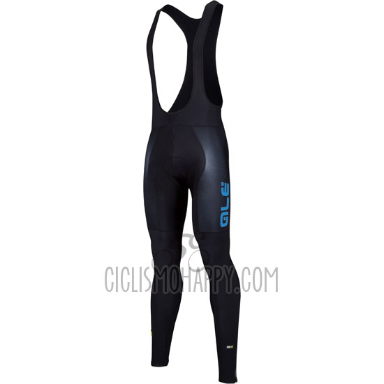 ALE Cycling Jersey Bib Tight 2016 Men Long Sleeve Blue and Black