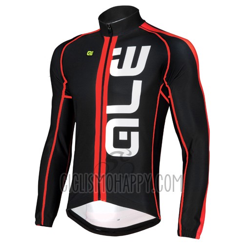 ALE Cycling Jersey Bib Tight 2016 Men Long Sleeve Red and Blue