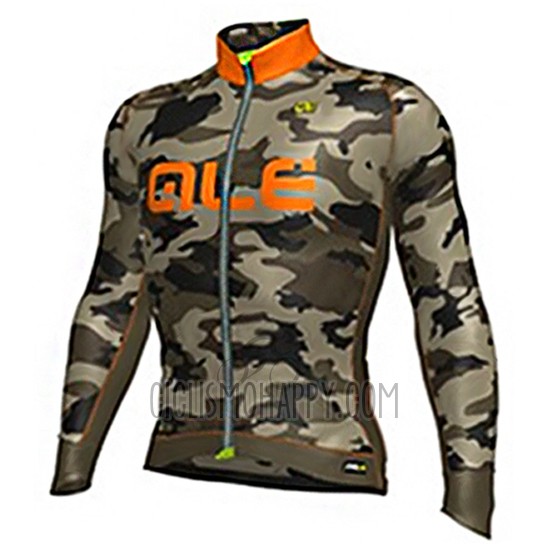 ALE Cycling Jersey Bib Tight 2017 Men Long Sleeve Camouflage