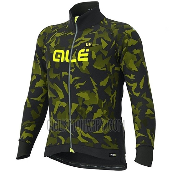 ALE Cycling Jersey Bib Tight 2019 Men Long Sleeve Camouflage