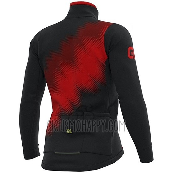 ALE Cycling Jersey Bib Tight 2019 Men Long Sleeve Pulse Red Black