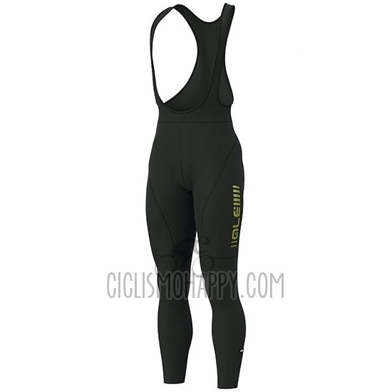 ALE Cycling Jersey Bib Tight 2019 Men Long Sleeve Summit Yellow Black