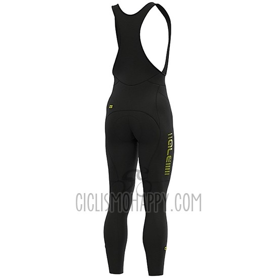 ALE Cycling Jersey Bib Tight 2019 Men Long Sleeve Summit Yellow Black
