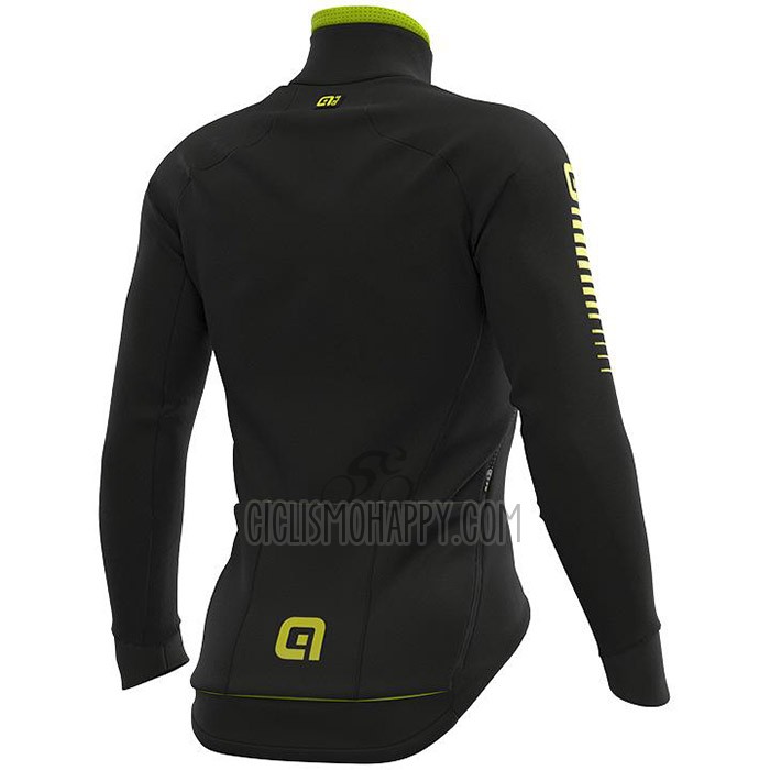 ALE Cycling Jersey Bib Tight 2020 Men Long Sleeve Black