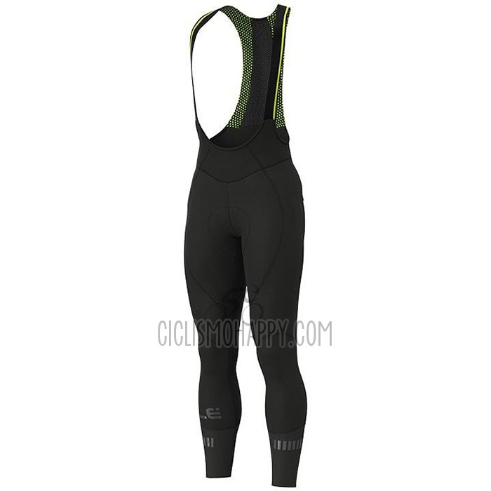 ALE Cycling Jersey Bib Tight 2020 Men Long Sleeve Black