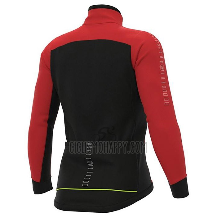 ALE Cycling Jersey Bib Tight 2020 Men Long Sleeve Red