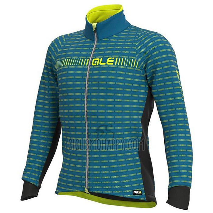 ALE Cycling Jersey Bib Tight 2020 Men Long Sleeve Sky Blue