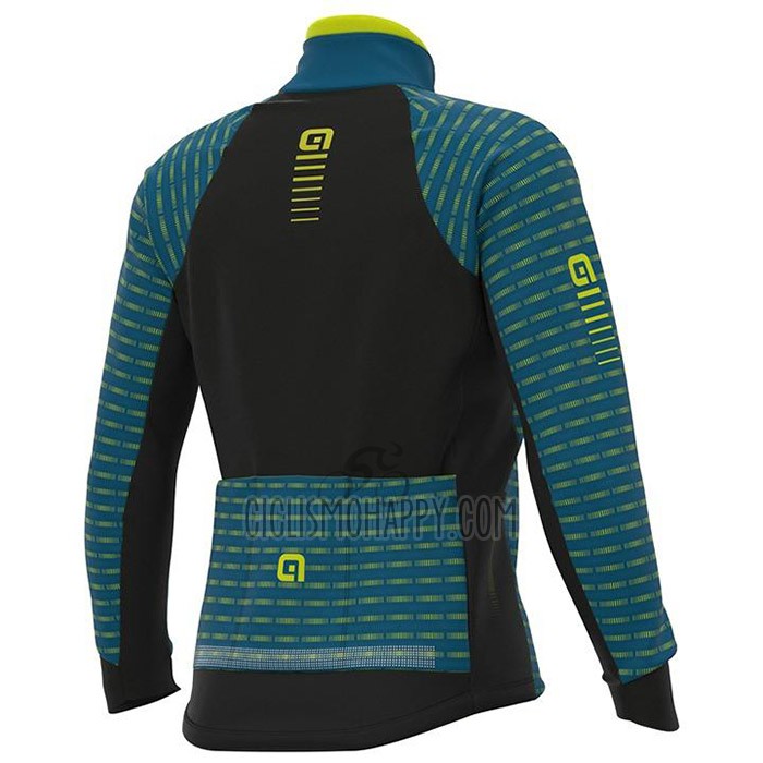 ALE Cycling Jersey Bib Tight 2020 Men Long Sleeve Sky Blue