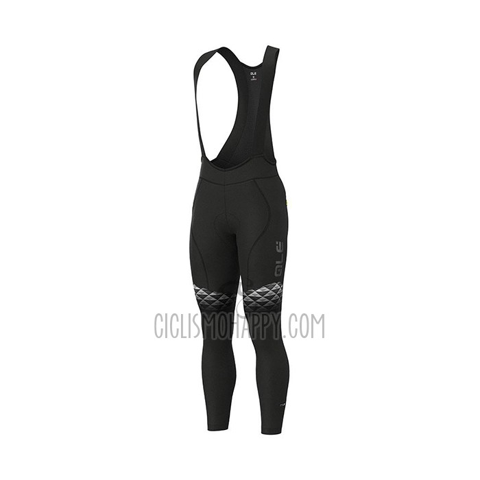 ALE Cycling Jersey Bib Tight 2021 Men Long Sleeve White Black Red