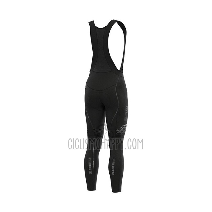 ALE Cycling Jersey Bib Tight 2021 Men Long Sleeve White Black Red