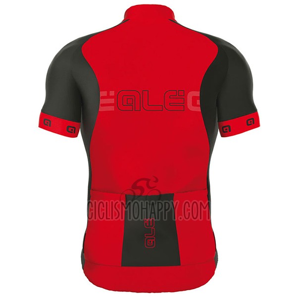 ALE Excel Cycling Jersey Bib Short 2017 Men Short Sleeve Red