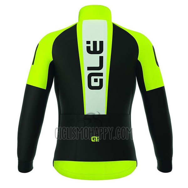 ALE Excel Cycling Jersey Bib Tight 2017 Men Long Sleeve Weddell Green