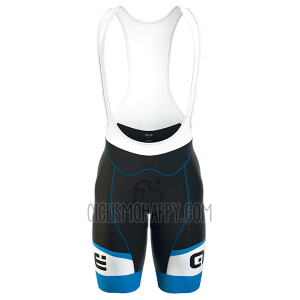 ALE Formula 1.0 Adriatico Cycling Jersey Bib Short 2017 Men Short Sleeve Blue and Black