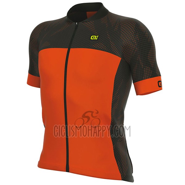 ALE Formula 1.0 Ultimate Cycling Jersey Bib Short 2017 Men Short Sleeve Orange and Black