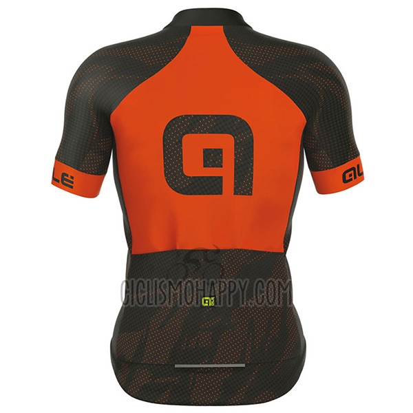 ALE Formula 1.0 Ultimate Cycling Jersey Bib Short 2017 Men Short Sleeve Orange and Black