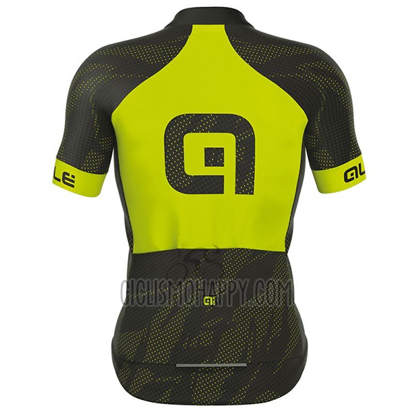 ALE Formula 1.0 Ultimate Cycling Jersey Bib Short 2017 Men Short Sleeve Yellow and Black
