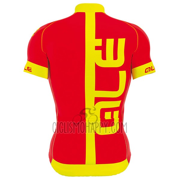ALE Graphics Prr Arcobaleno Cycling Jersey Bib Short 2017 Men Short Sleeve Red