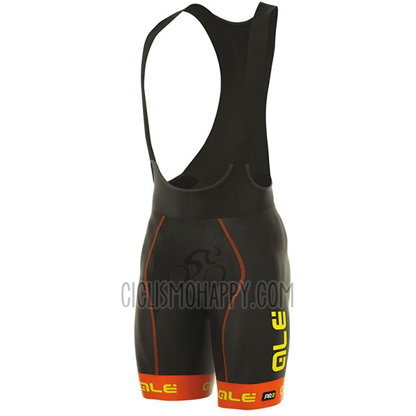 ALE Graphics Prr Bermuda Cycling Jersey Bib Short 2017 Men Short Sleeve Orange and White